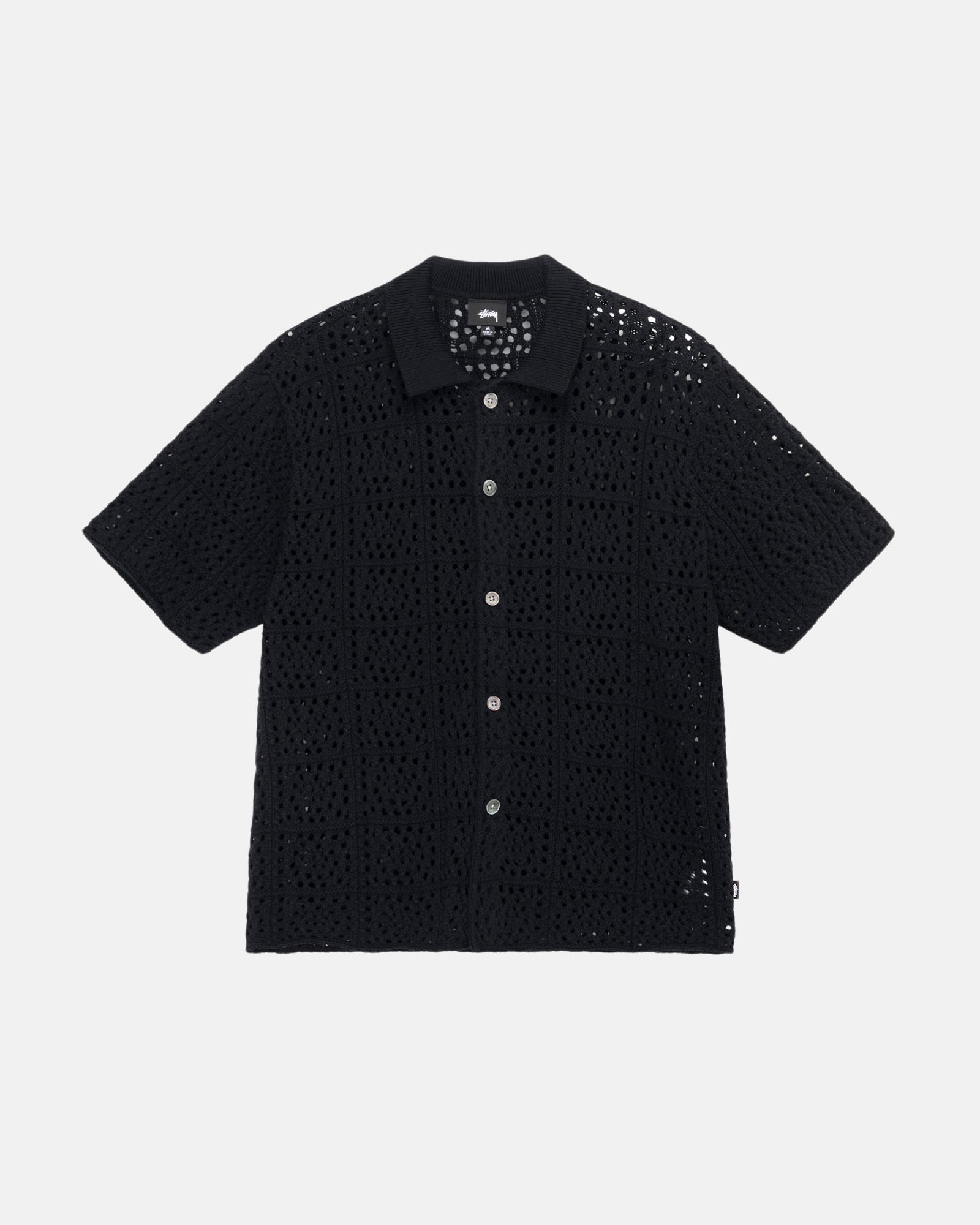 Crochet Shirt - Mens Short Sleeve Sweater | Stussy – Stüssy