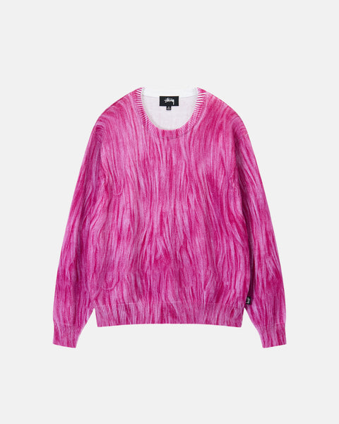 Printed Fur Sweater - Unisex Sweaters & Knits | Stüssy