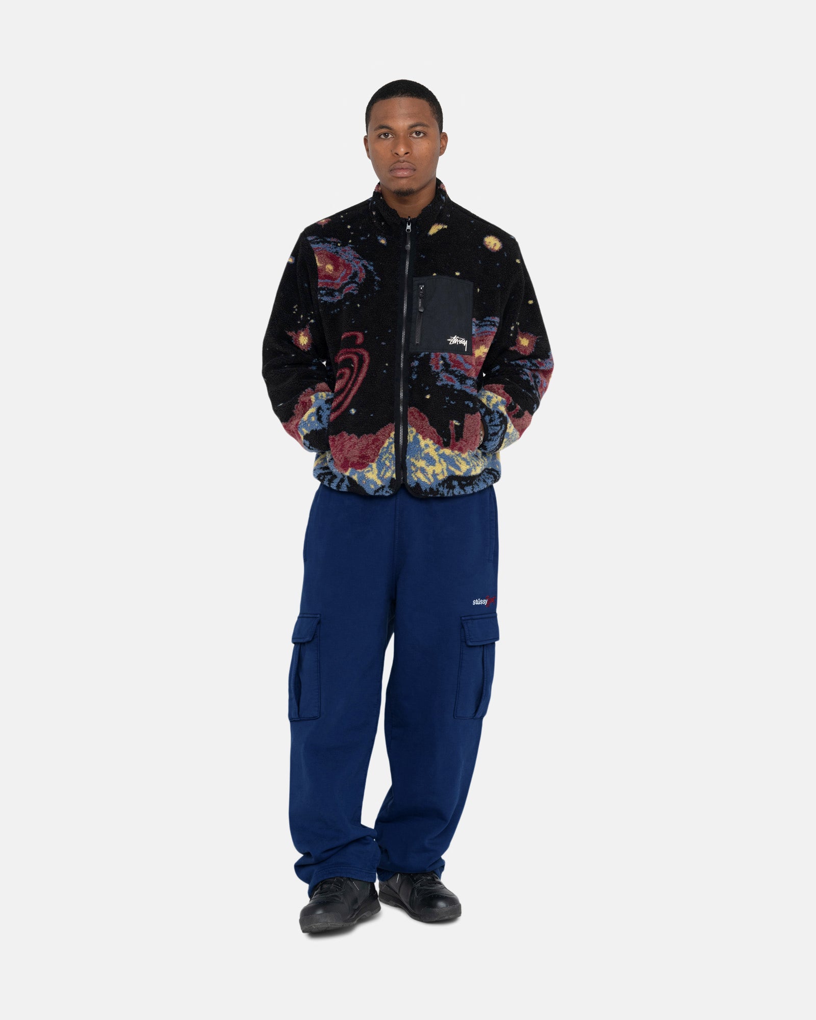 stussy cosmos reversible jacket-