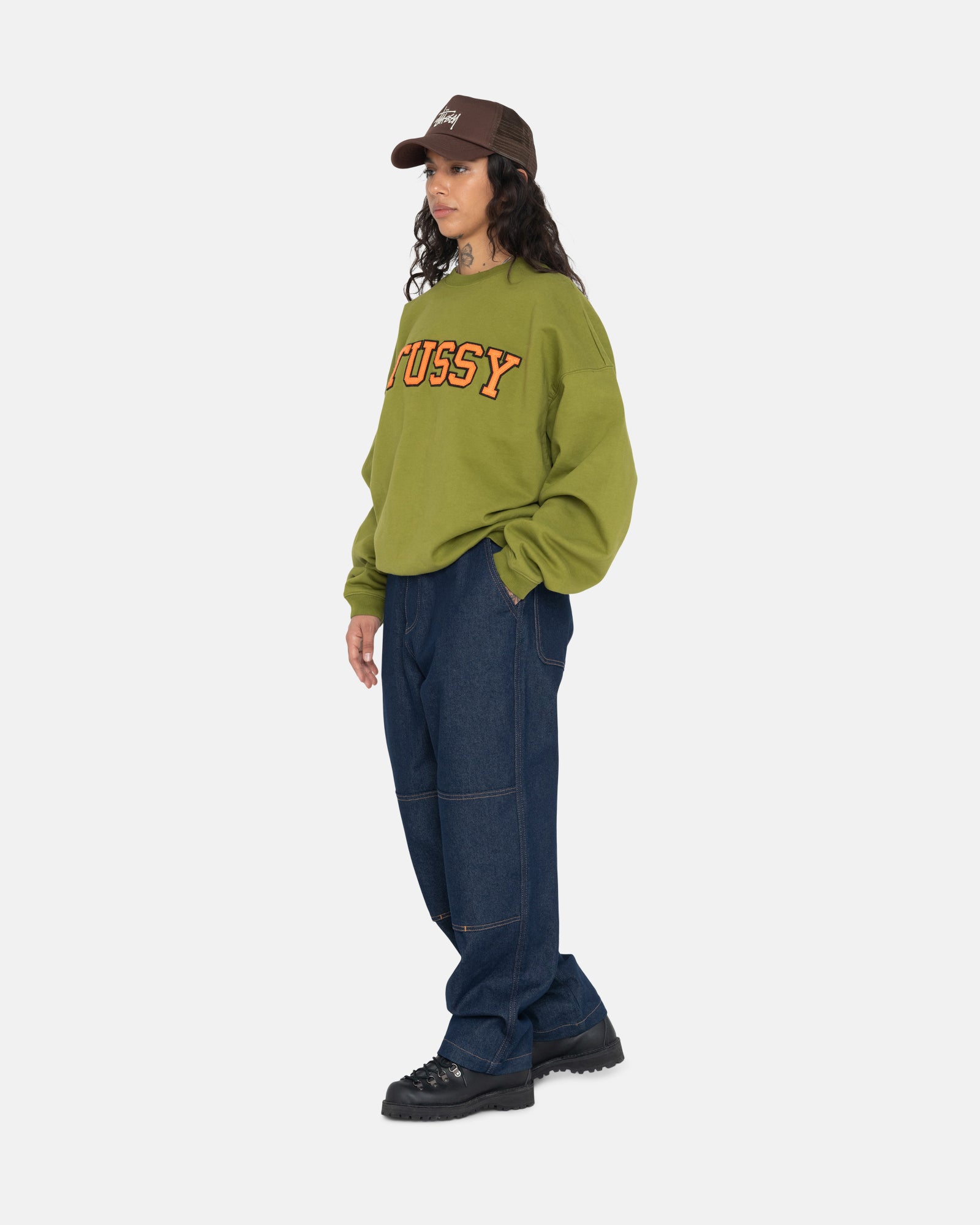 Relaxed Oversized Crew - Unisex Hoodies & Sweatshirts | Stüssy