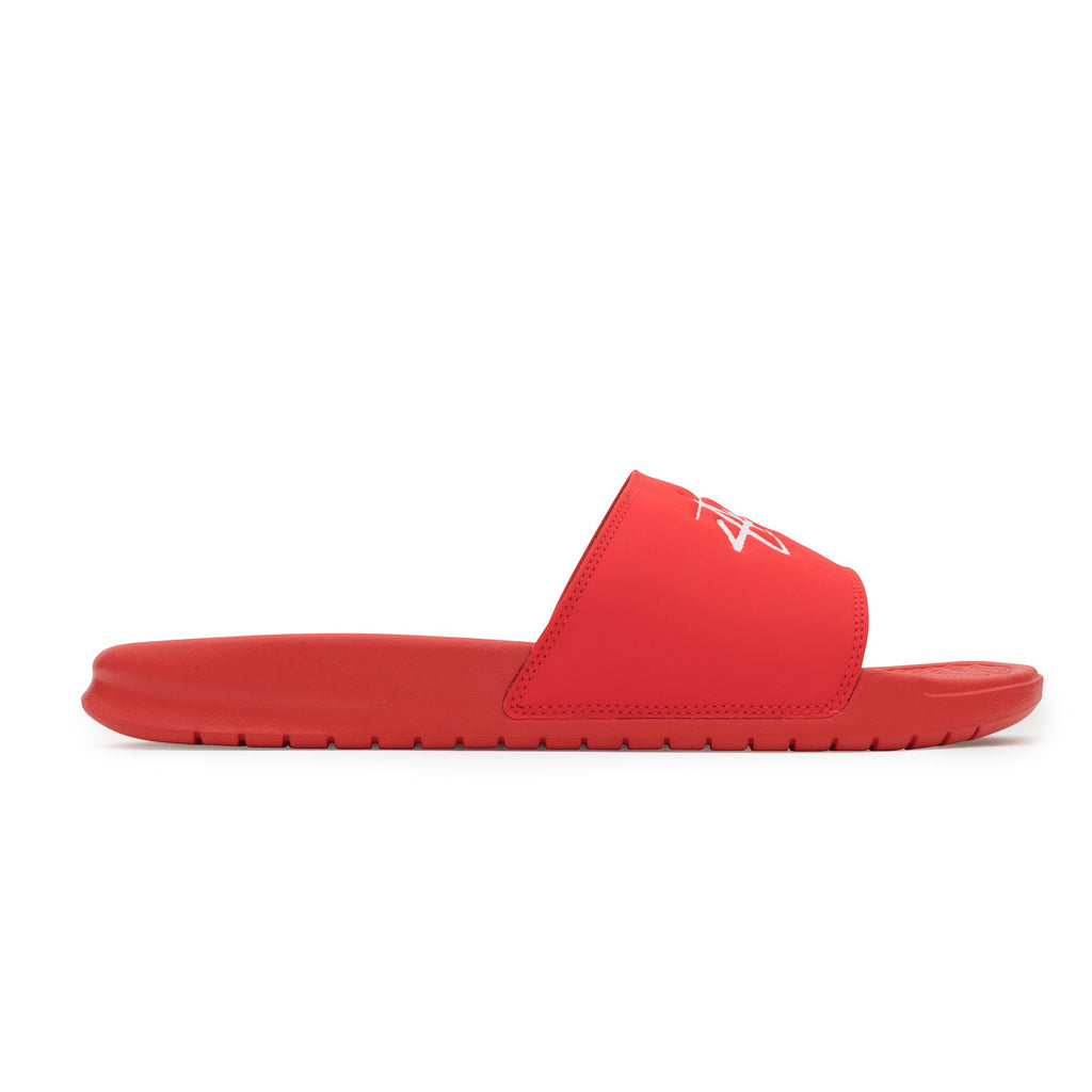 Stüssy / Nike Slide Sandals (Habenero Red) - Mens & Womens Slip On