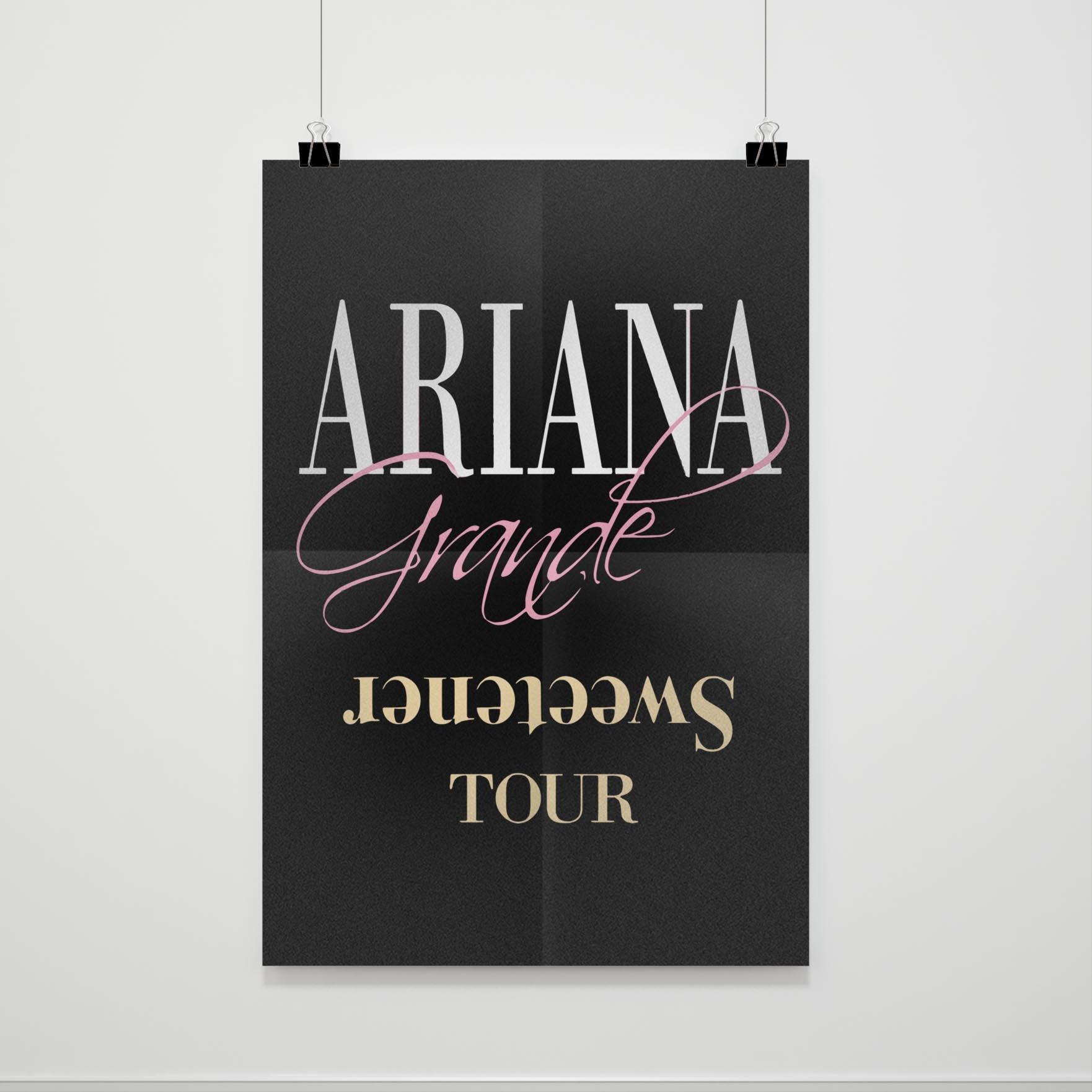 Sweetener World Tour 2019 Ariana Grande Poster