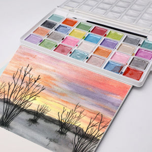 Artecho Professional Watercolour Pad - 12 Sheets - 2 Pack - Lifespace