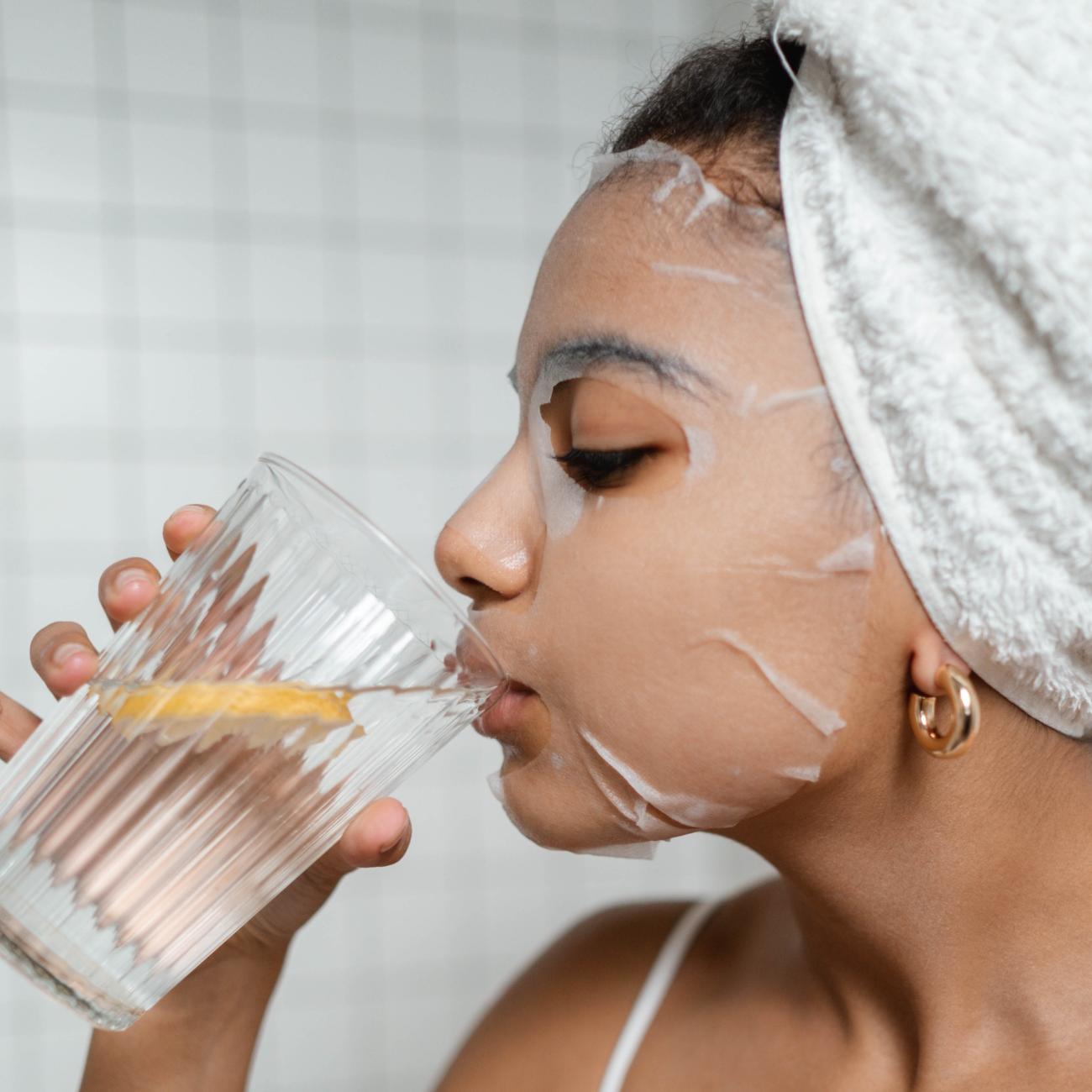 drinking water and skin care