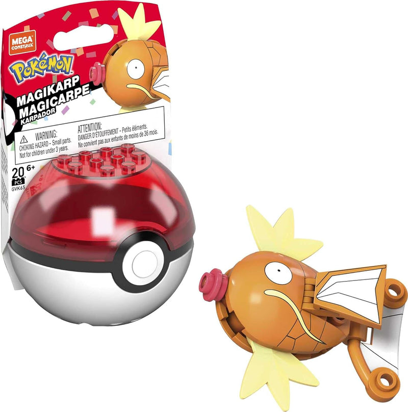 MEGA Bloks Pokémon - Kanto Poke Ball - 90 Parts » Fast Shipping