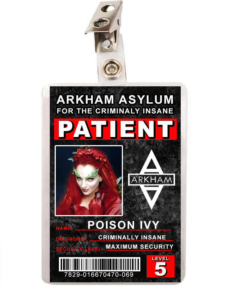 Arkham Asylum Patient Joker ID Badge