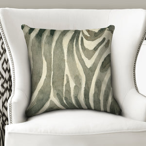 Zebra Print Throw Pillow Case 18 X18 Cameleopard