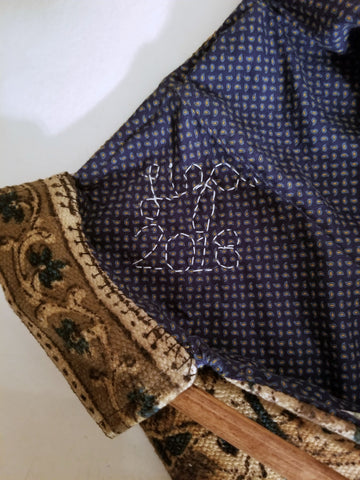 embroidered signature