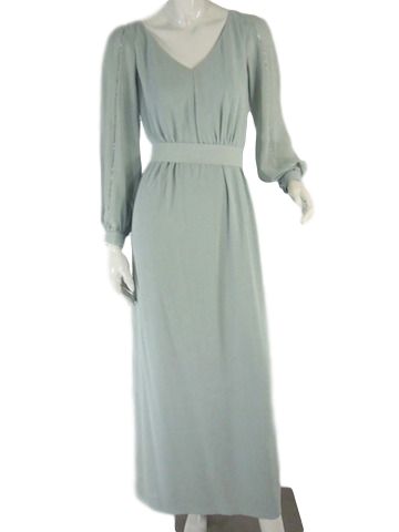 70s Lilli Diamond Blue-Gray Dress – Better Dresses Vintage