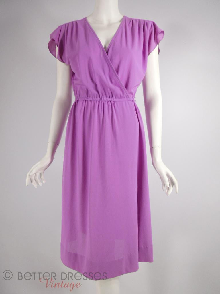 70s Purple Secretary Dress – Better Dresses Vintage