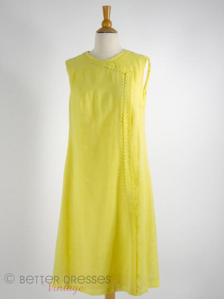60s Yellow Shift Dress – Better Dresses Vintage