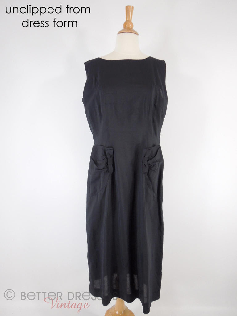 Vintage 1950s Little Black Dress Princess Seamed Sheath - med – Better ...