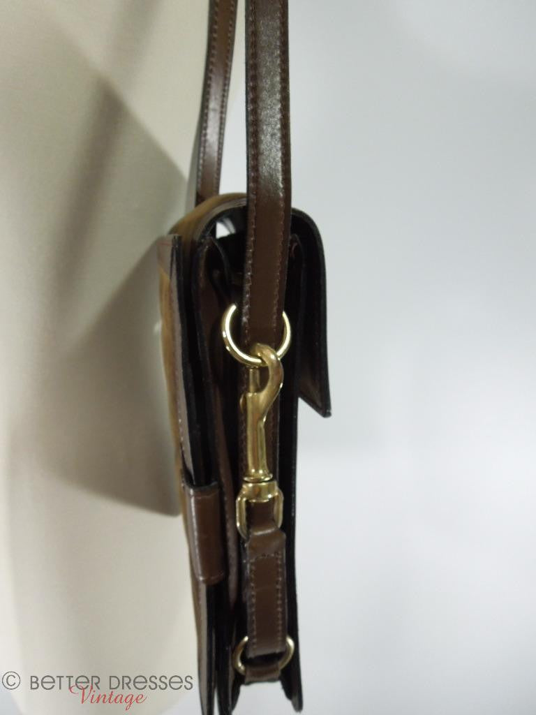 Vintage 1970s 70s Serapian Leather Purse Handbag from Lederer. Cross ...