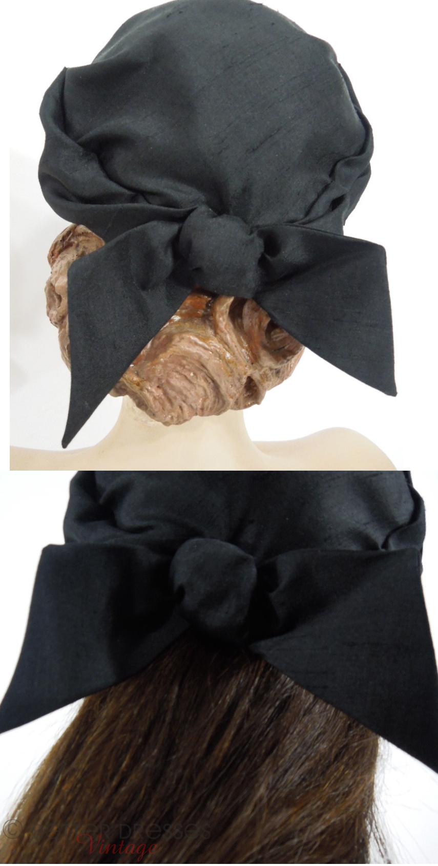 60s Black Turban Hat by Betmar – Better Dresses Vintage