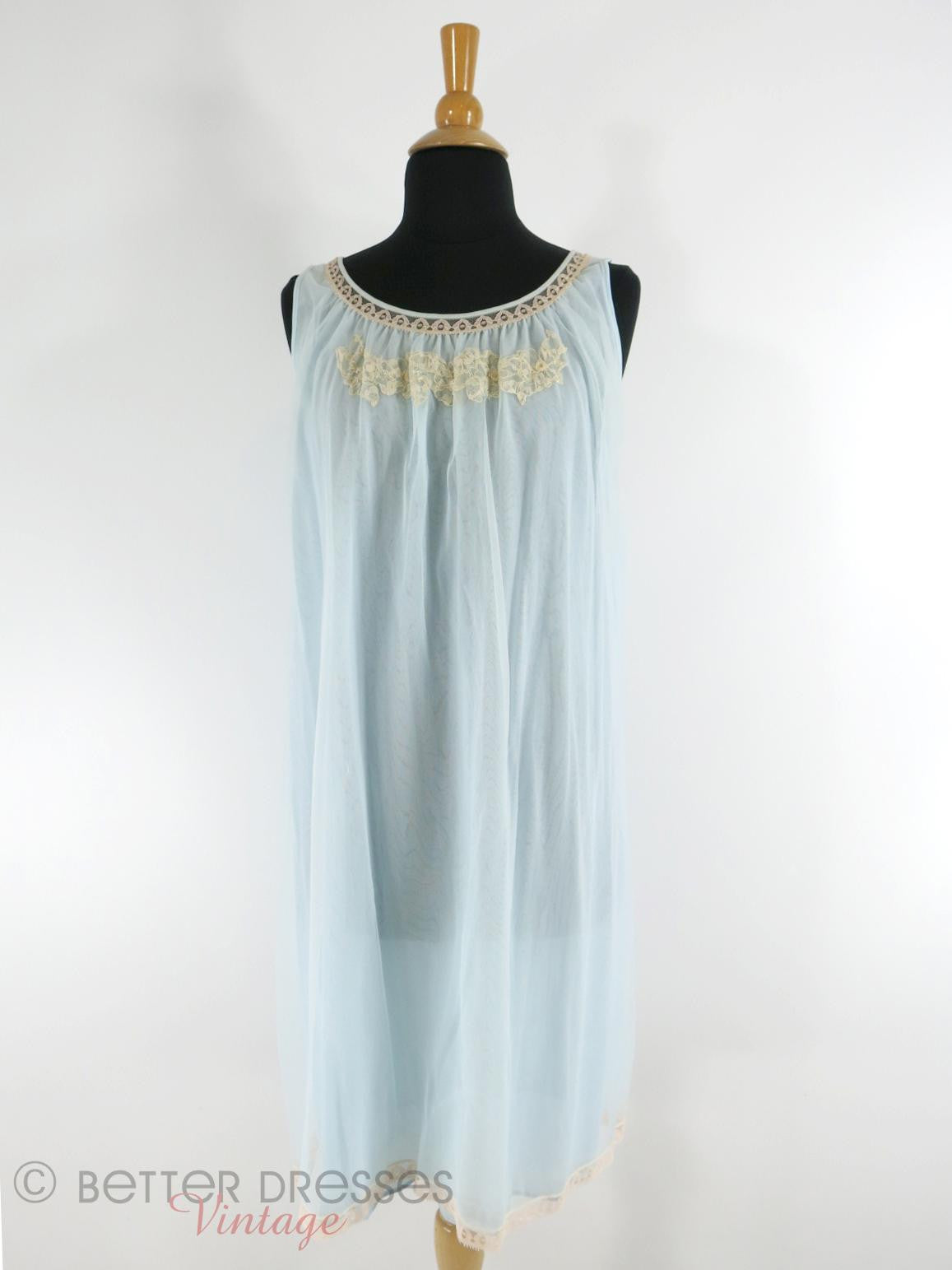 baby blue nightgown