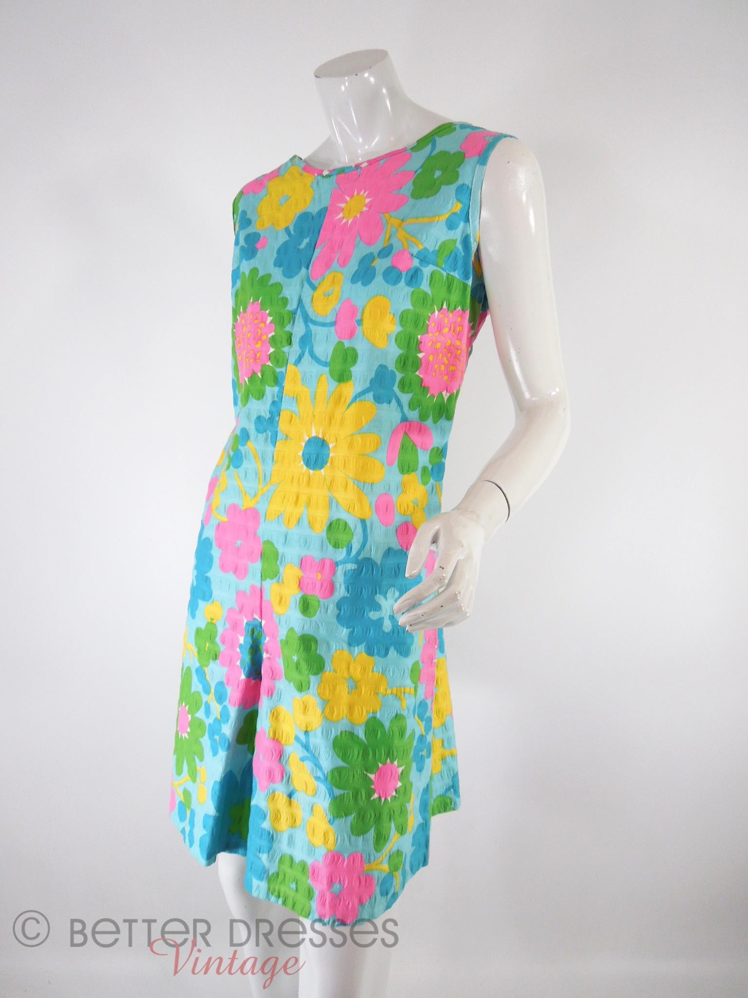 60s Romper in Bold Flower-Power | Vintage Playsuit - med, lg – Better ...