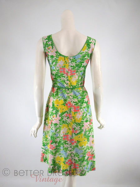 Vintage 1970s Cotton Floral A-Line Sundress - sm – Better Dresses Vintage