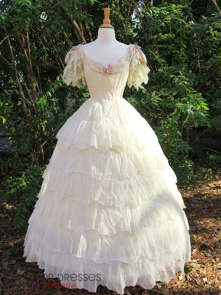 White Southern Belle Gown - Wedding Dress - Quinceanera – Better