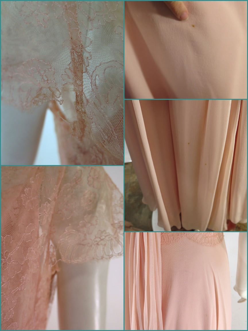 chiffon and lace