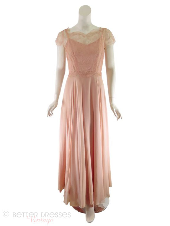 40s evening gown