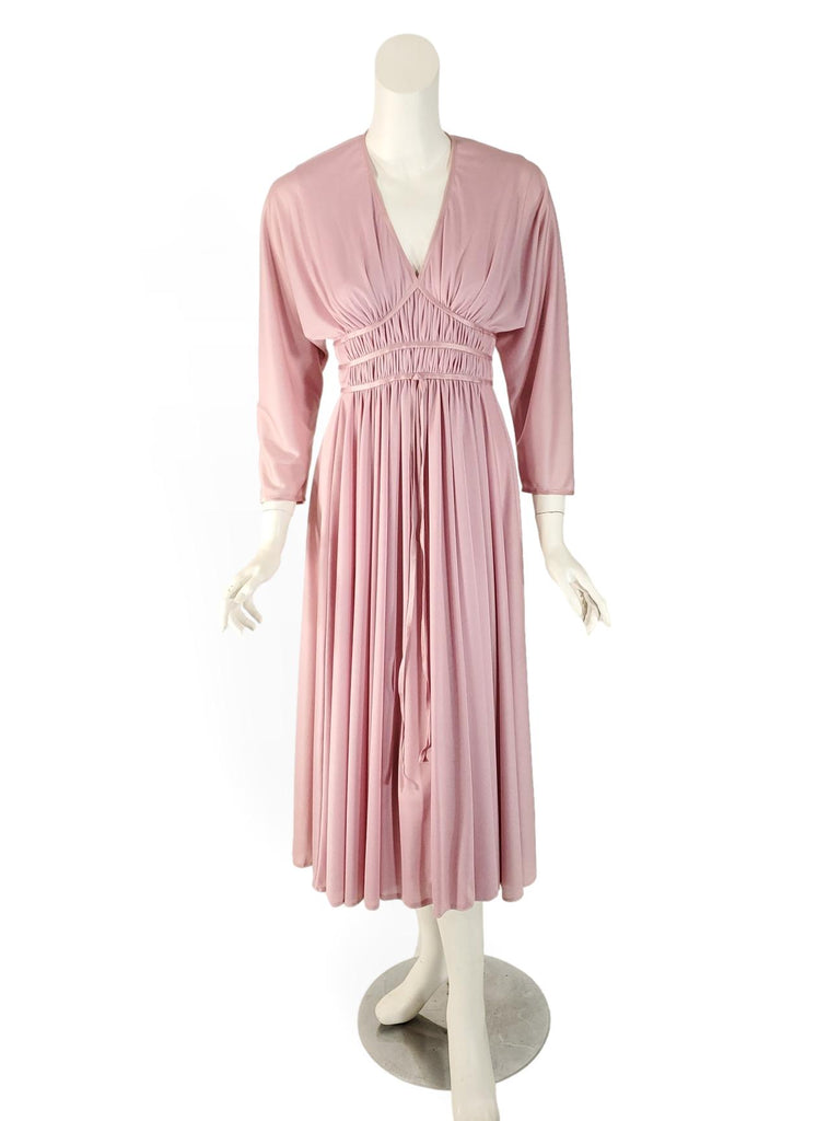 70s/80s Jerry Silverman Goddess Dress in Mauve Pink - sm – Better ...