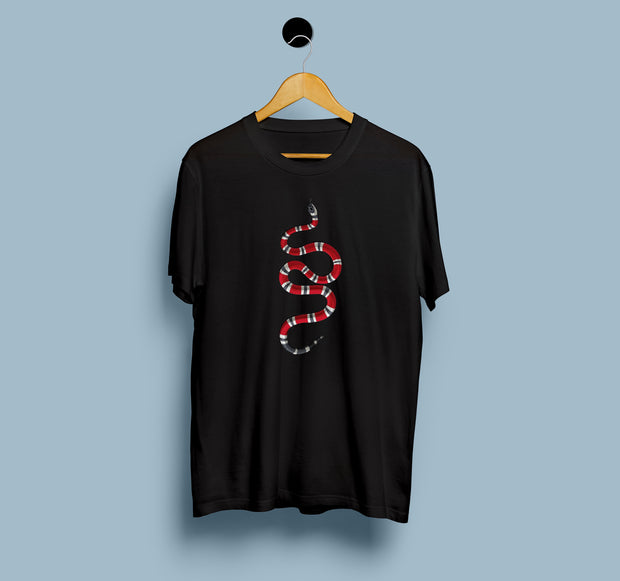 gucci snake t shirt black
