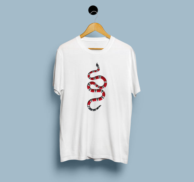 gucci snake t shirt white