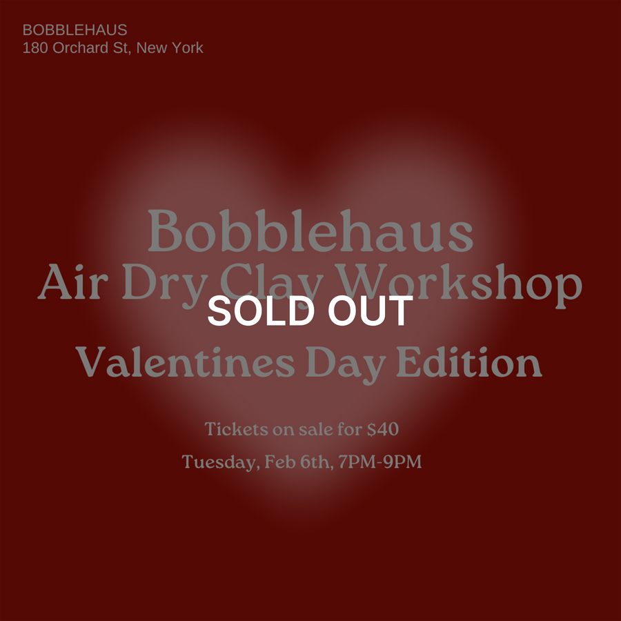 Air Dry Clay Workshop: V-Day Edition - Bobblehaus