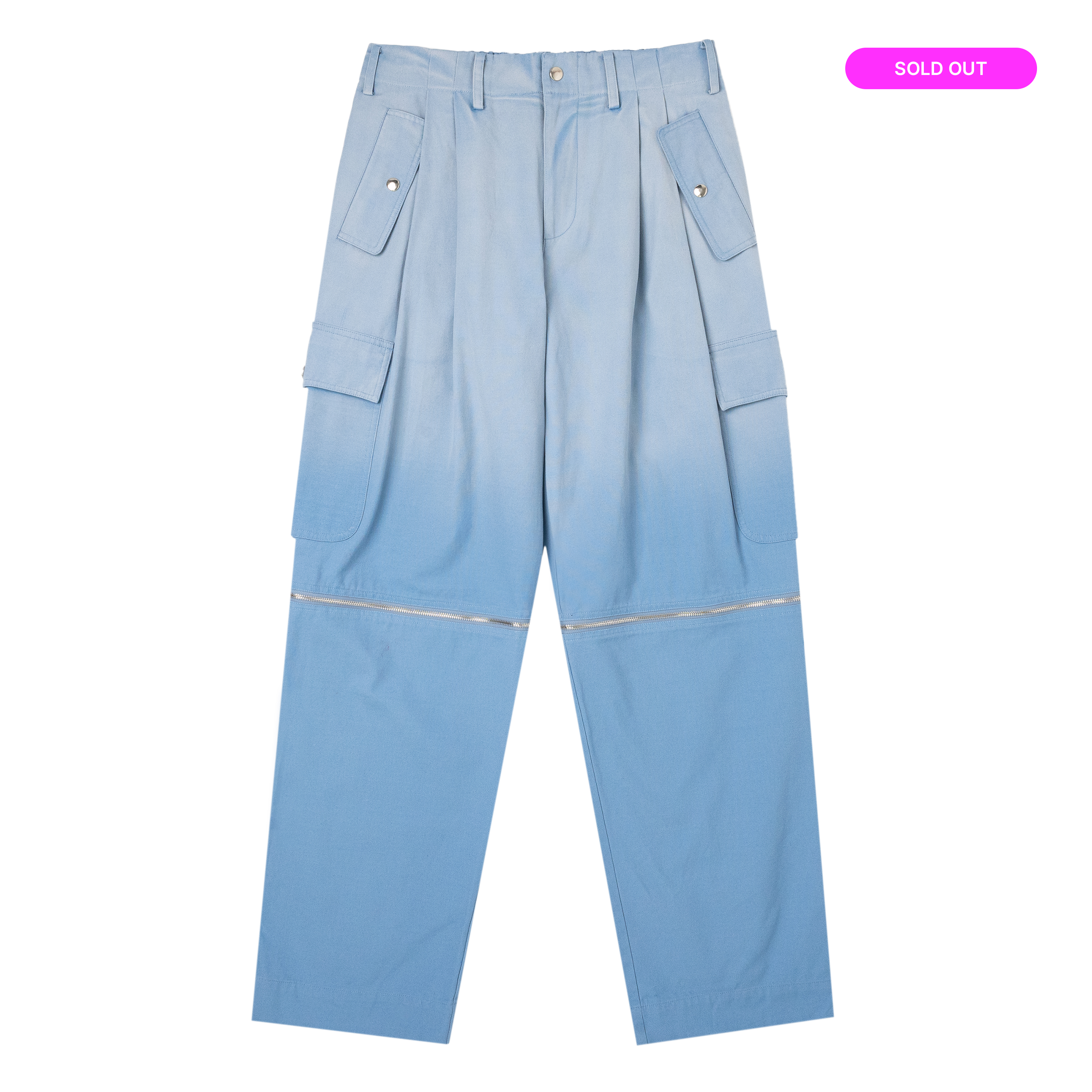 BH Recycled Cotton Ombré Zip-off Pants - Bobblehaus