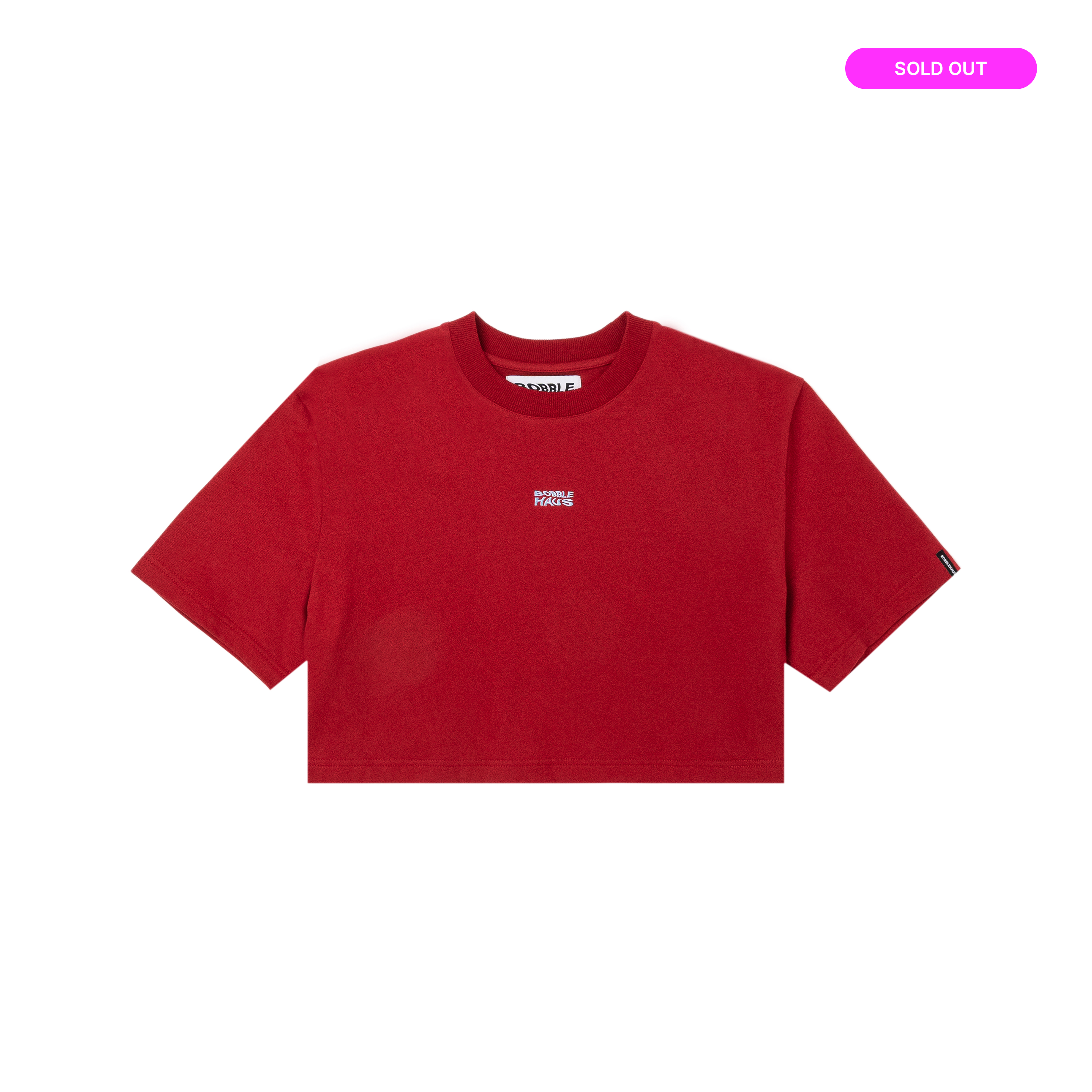 BH Signature Recycled Cotton Cropped Tee - Bobblehaus