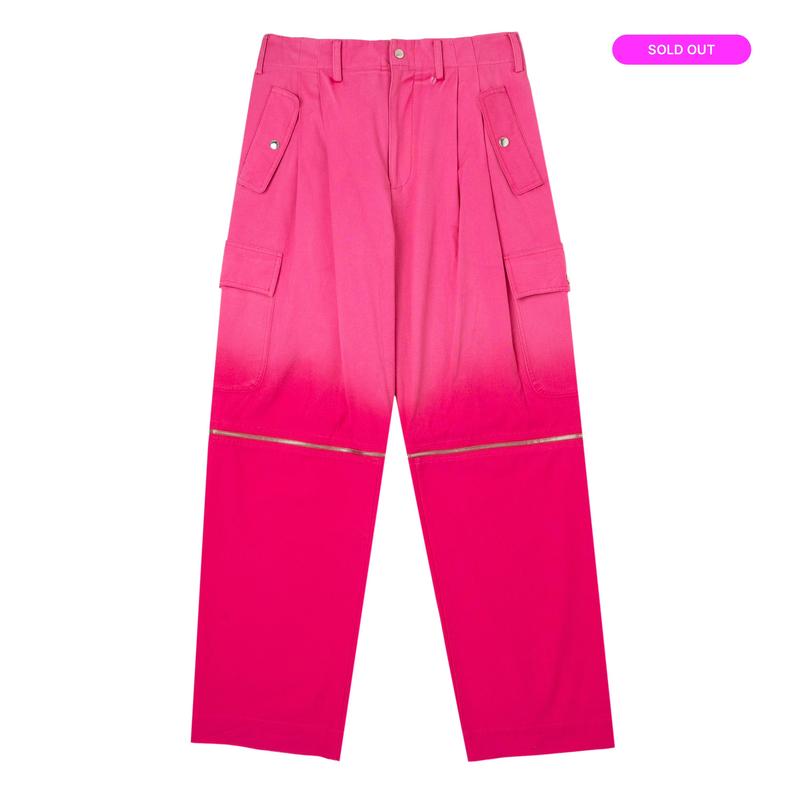 BH Recycled Cotton Ombré Zip-off Pants - Bobblehaus