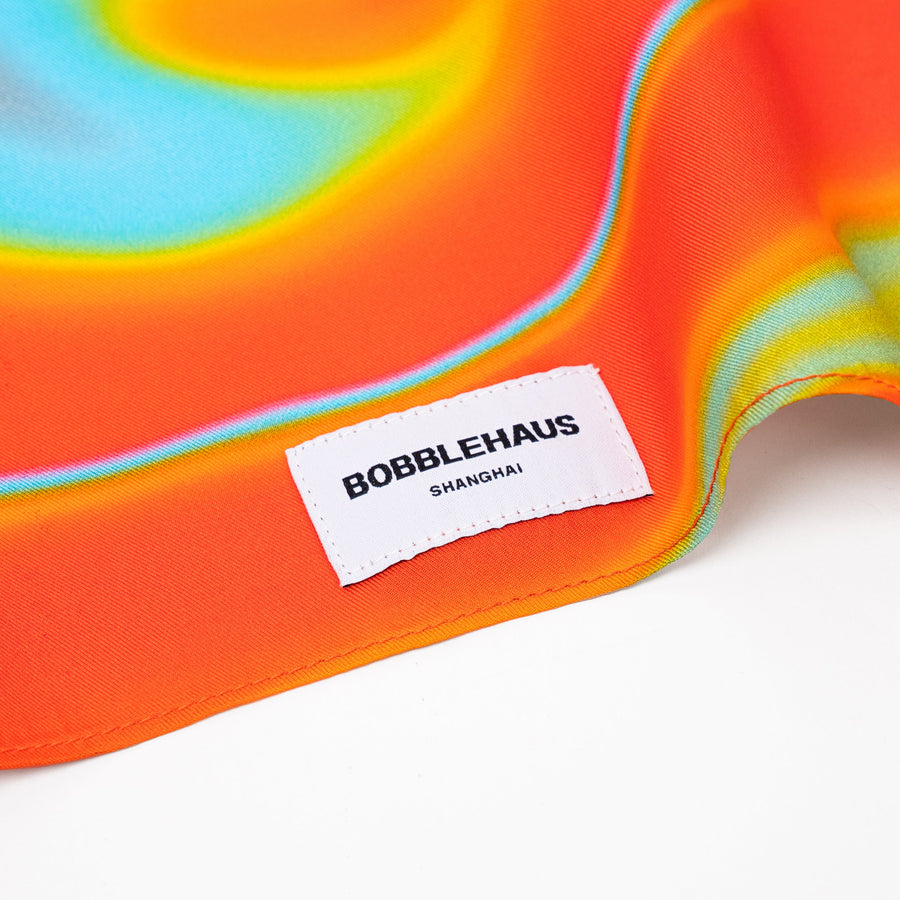 BH Printed Silk Scarf - Bobblehaus