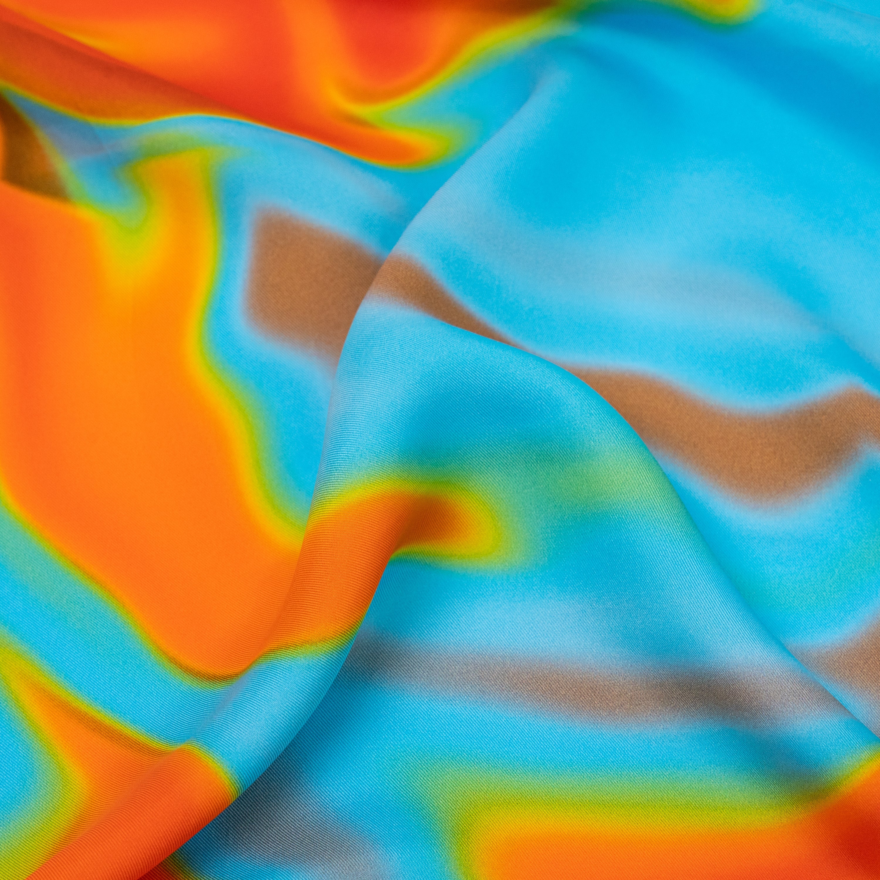 BH Printed Silk Scarf - Bobblehaus