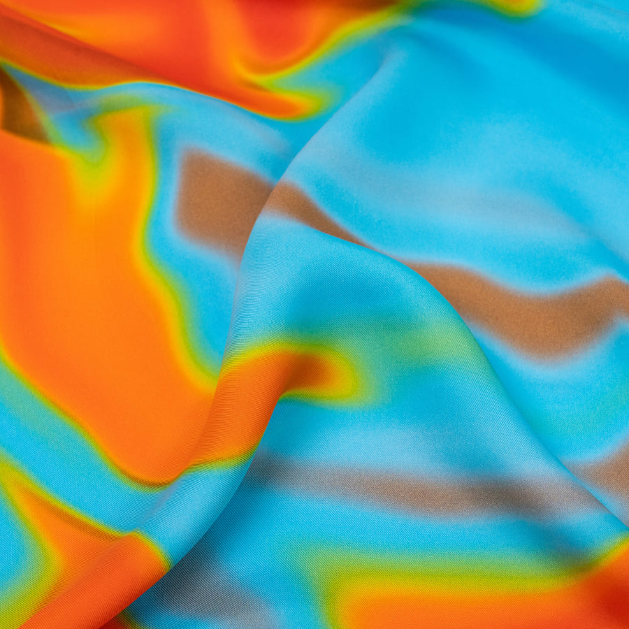 BH Printed Silk Scarf - Bobblehaus