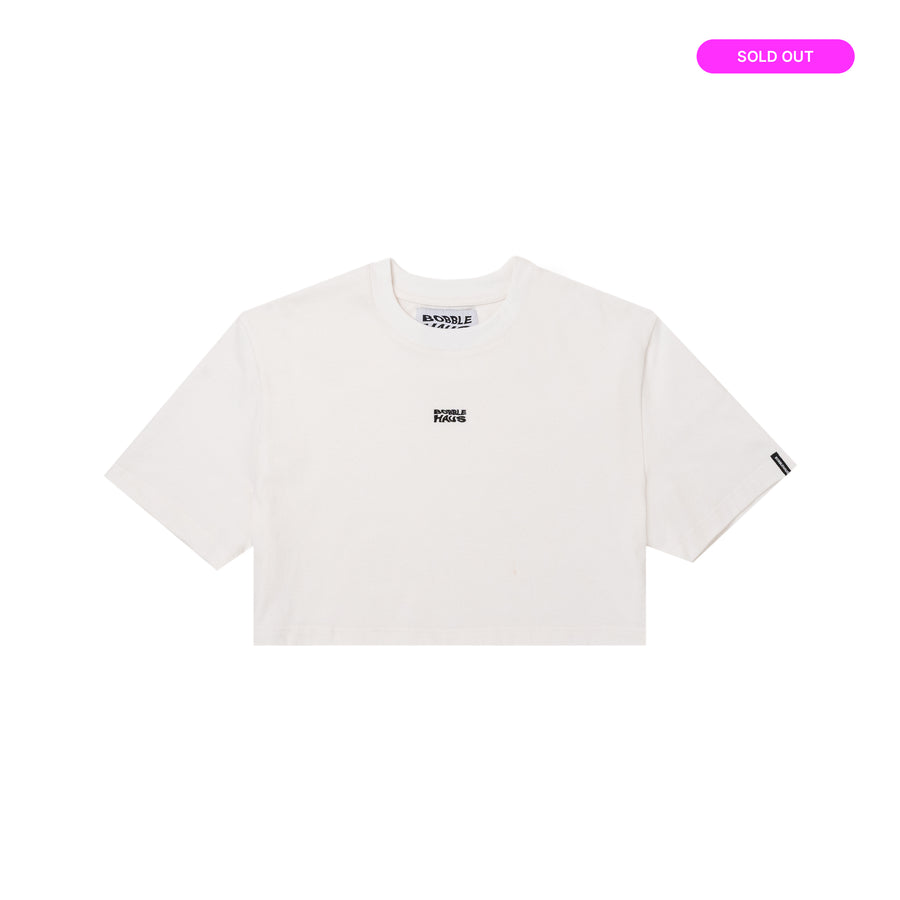 BH Signature Recycled Cotton Cropped Tee - Bobblehaus