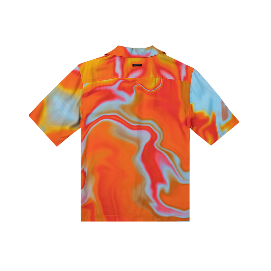 BH Printed SS Silk Button-Up Shirt - Bobblehaus