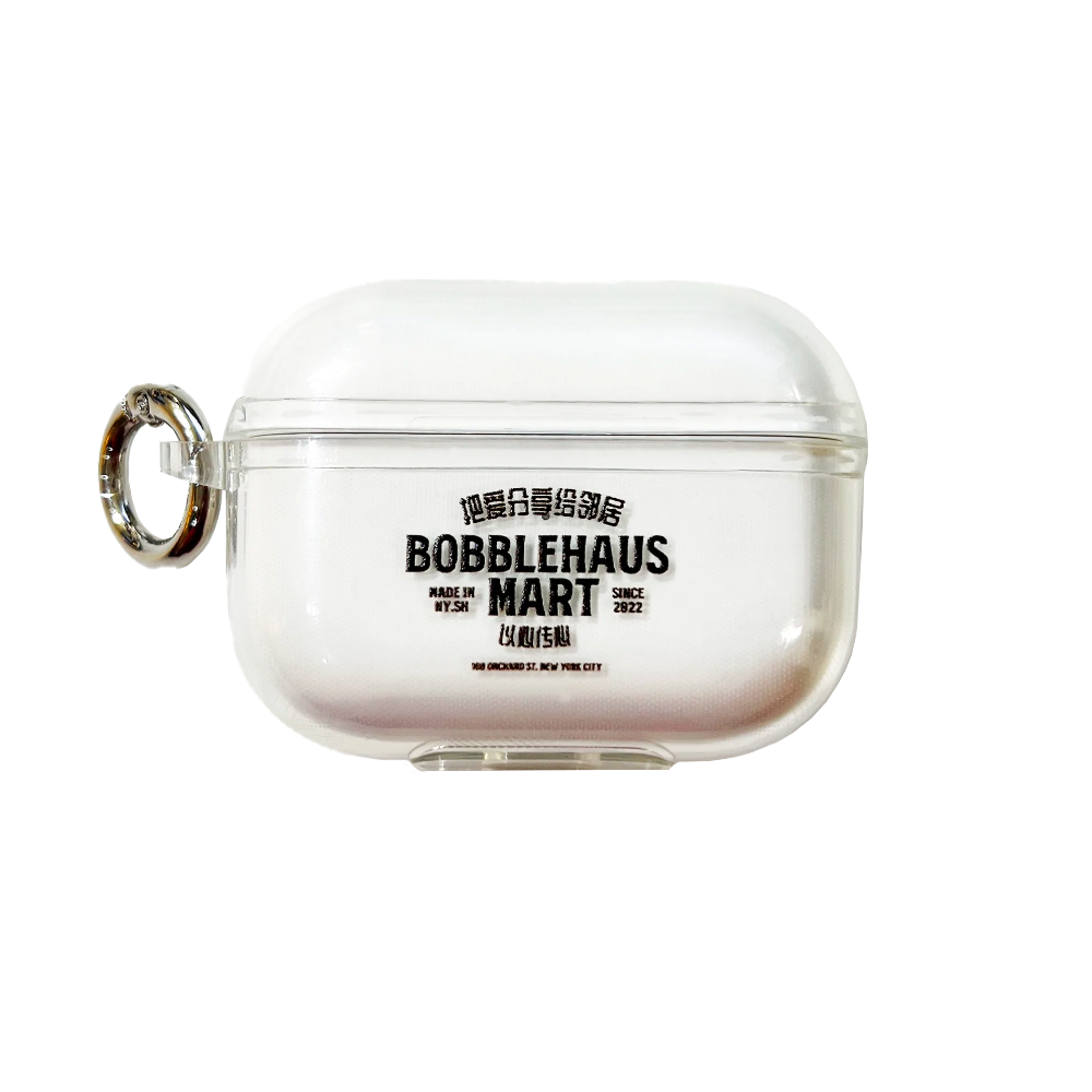 BH Mart AirPods Pro Clear Case with Clasp - Bobblehaus