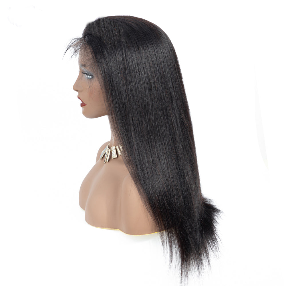  IE Hair Straight Lace Front Wig Remy 360 Lace Frontal Wig Brazilian 150% Density Straight Lace Front Human Hair Wigs