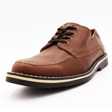* Leather Boat Shoes - DEL MAR - BROWN