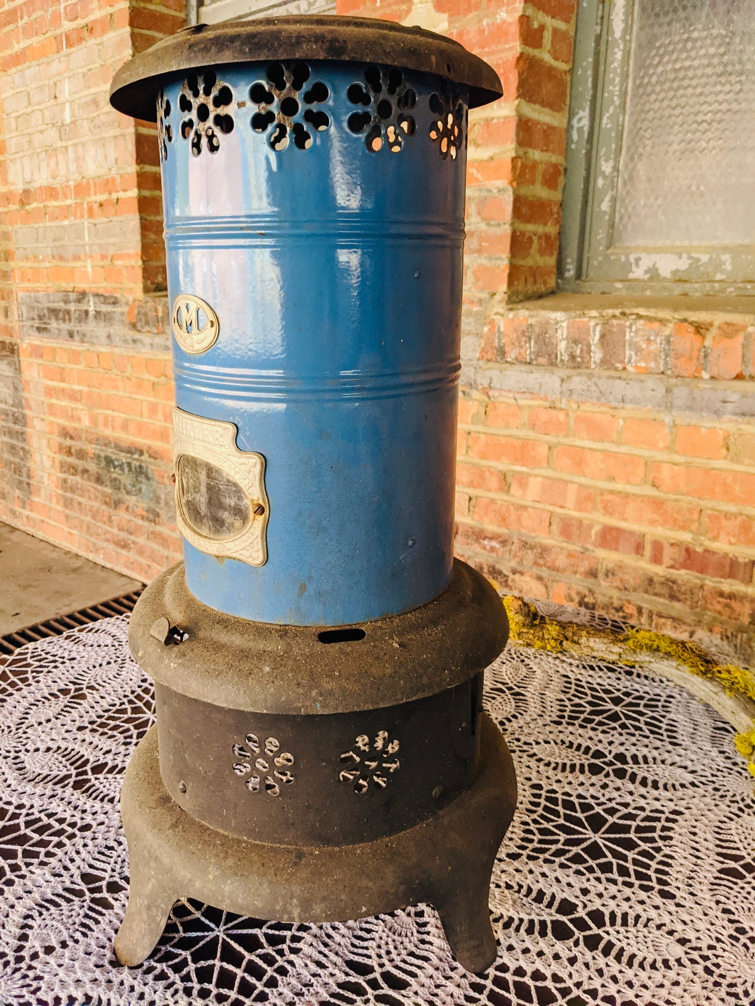 antique perfection smokeless oil heater