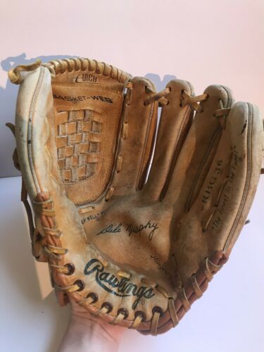 1980s DALE MURPHY RAWLINGS MITT STORE MODEL RBG 99 BASEBALL GLOVE ATLANTA  BRAVES