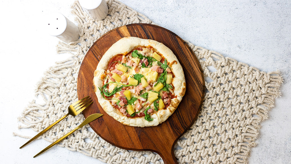 Plain Base Pizza Recipes - Hawaiian Pizza
