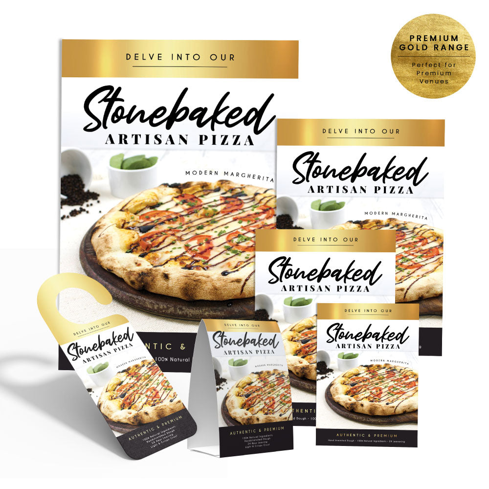Stone Baked Pizza Collection - Premium Gold