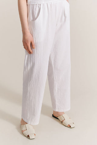 White cotton pants by AVMM