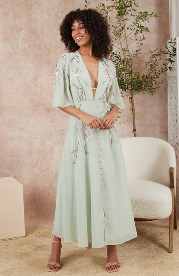 The Agda Maternity – HOPE & IVY  Women's Occasionwear With Beautiful  Embroidery & Prints