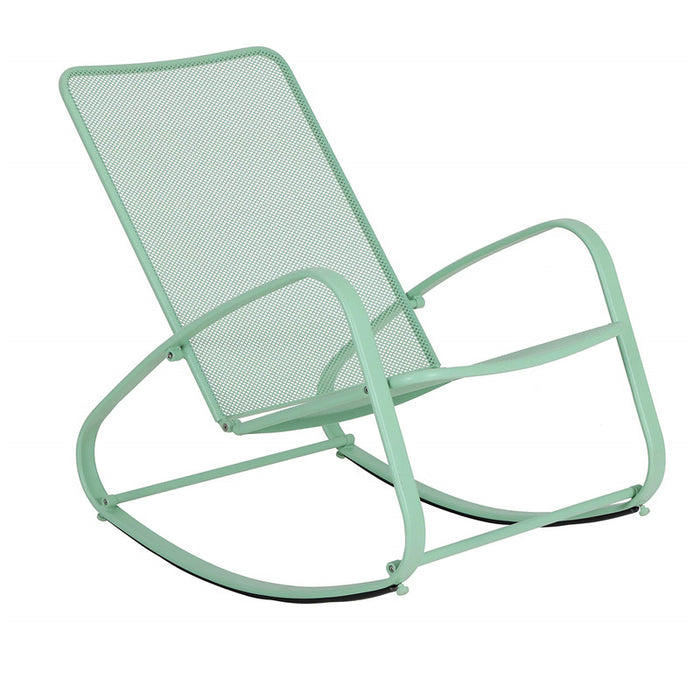 Sophia And William Outdoor Patio Rocking Chair Padded Steel Rocker