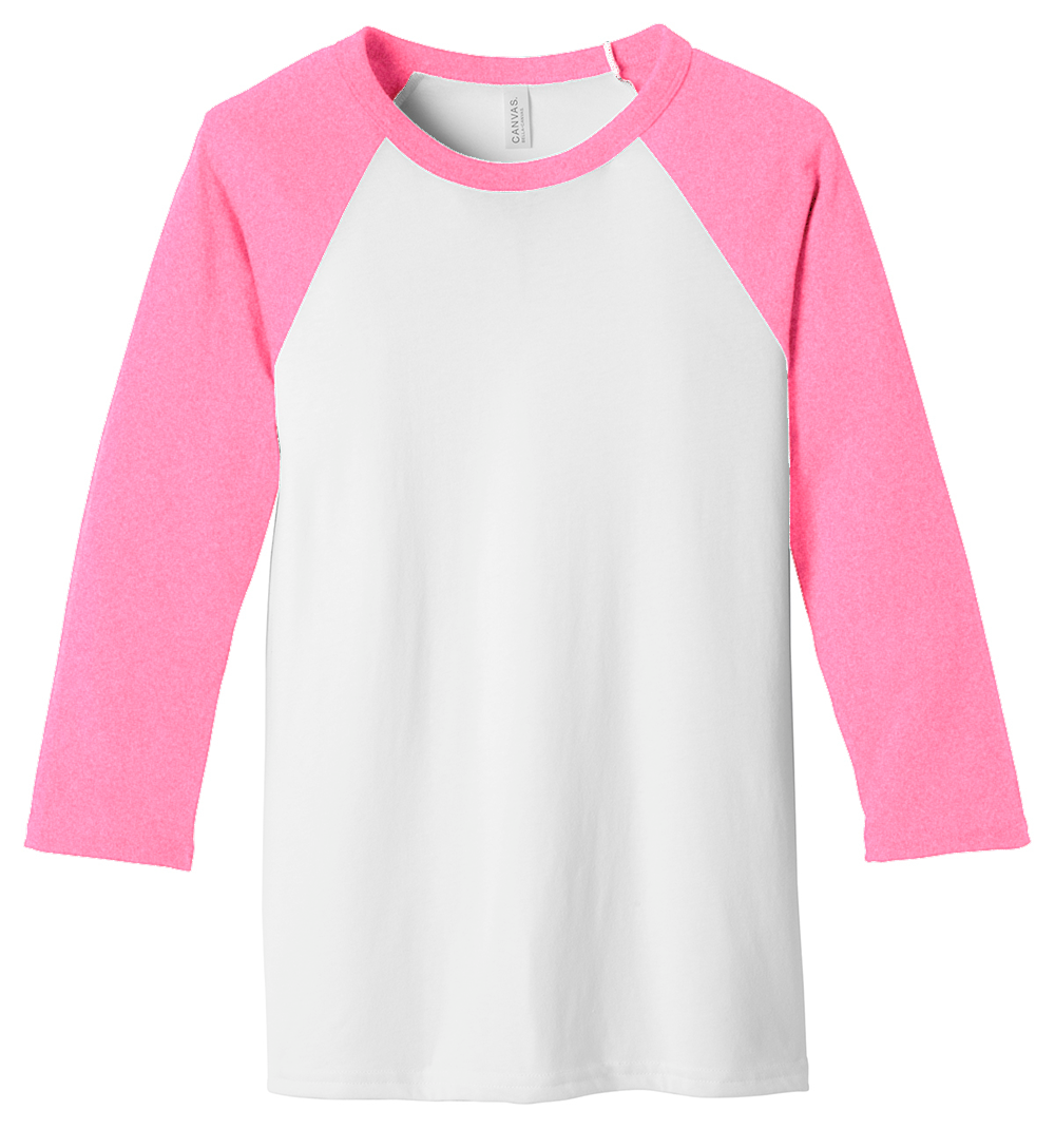 pink baseball t shirt