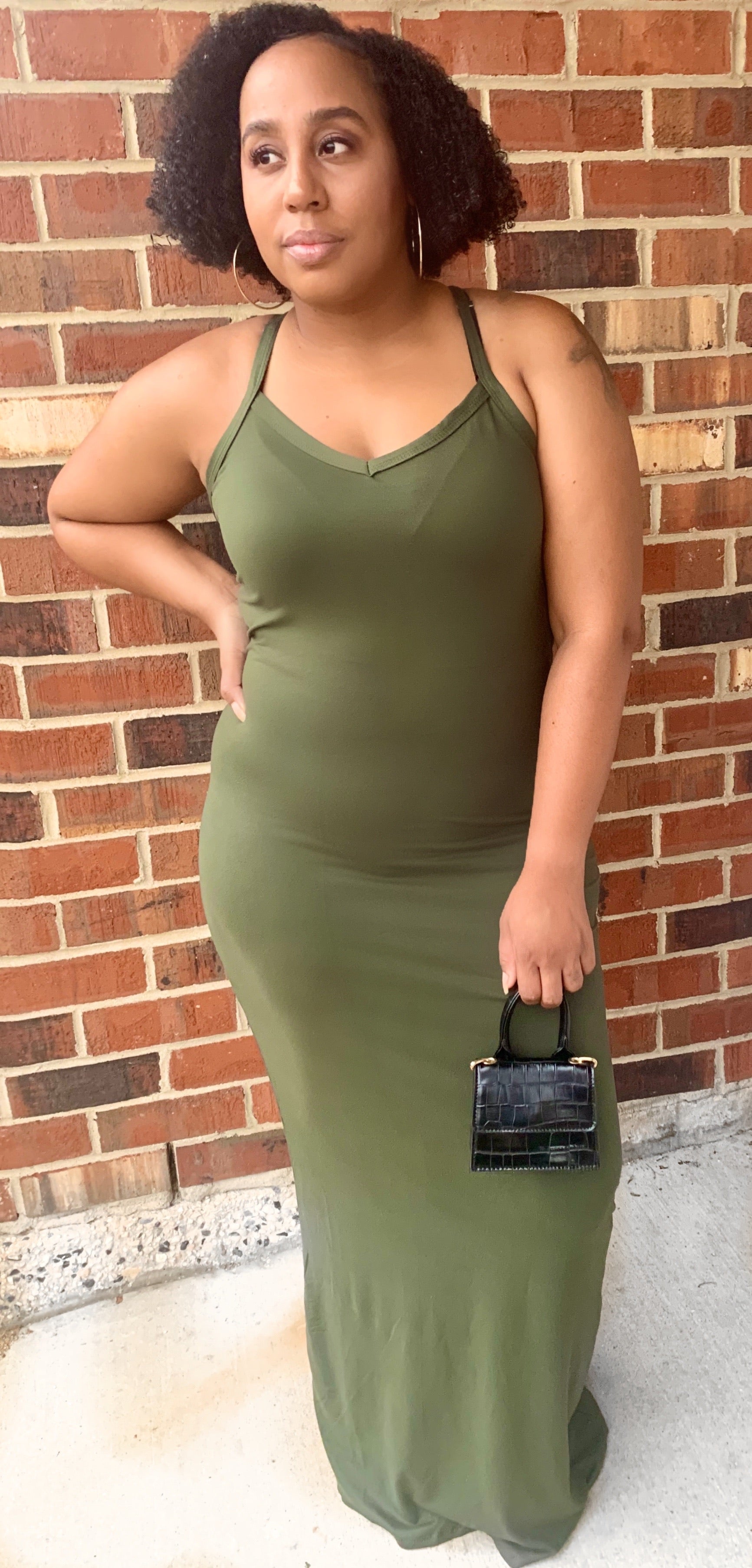 Anything but Basic Maxi (Olive)