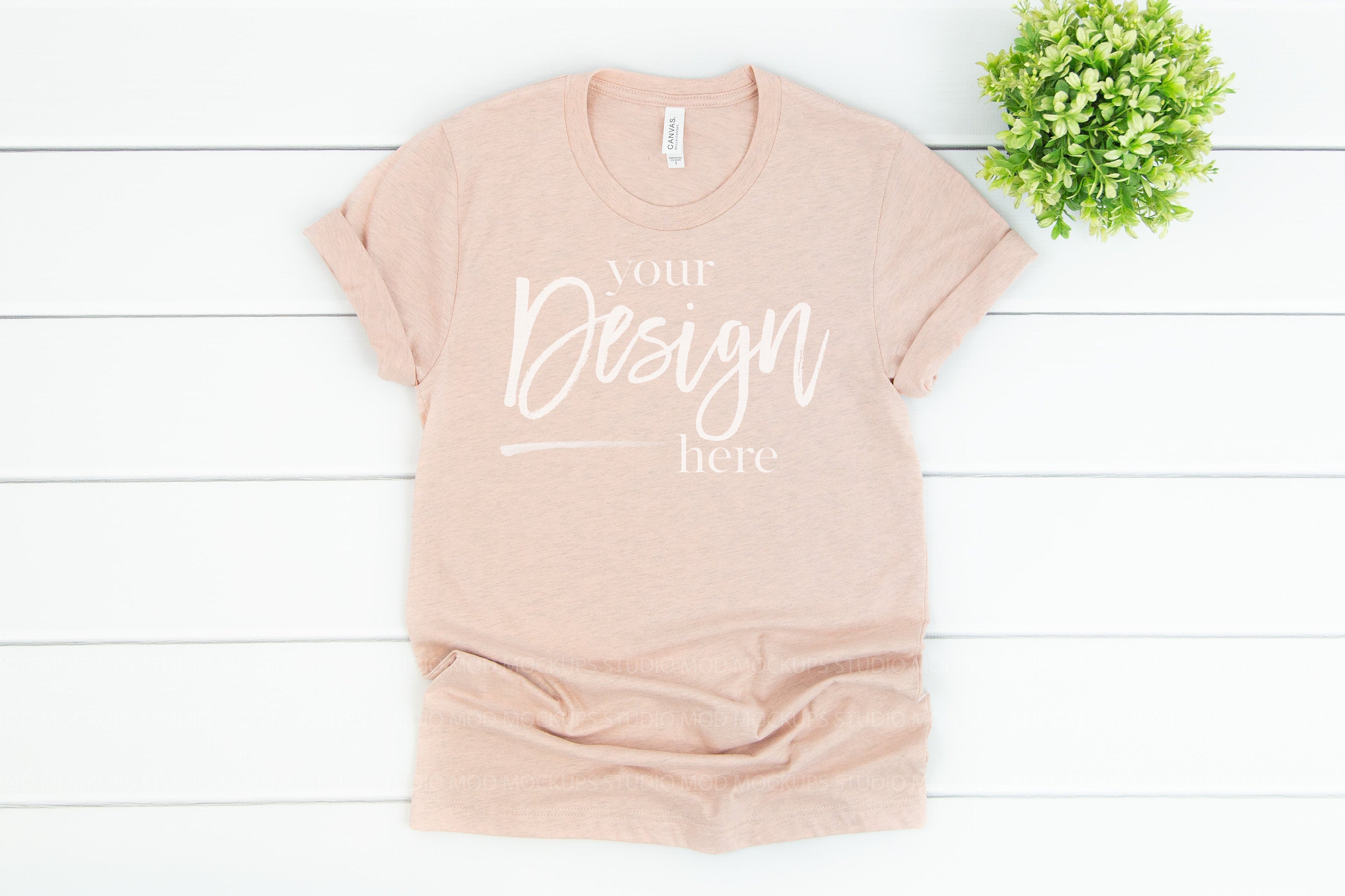 Download 3001cvc Bella Canvas Mockup Tshirt Heather Prism Peach Mod Mockups Studio