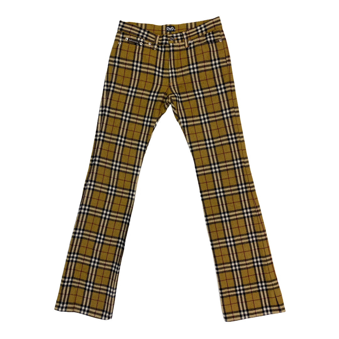 Dolce & Gabbana Burberry Inspired Pant – L'atelier vintage